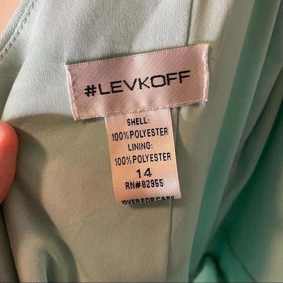 Bill Levkoff Mint Green Maxi Dress - Picture 16 of 16